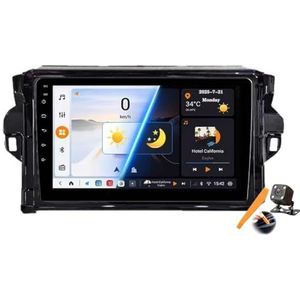 Y400s,Android 15.0 Autostereo Vervanging voor Fortuner 2015-2020 Radio GPS Sat Navi 9'' Cartablet Multimedia Video Player FM BT Ontvanger met 4G WiFi Android Auto Carplay