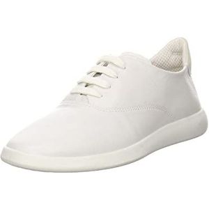 ECCO Minimalistische Lace Sneaker voor dames, Witte schaduw Wit, 35 EU