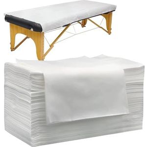 Tvvcalk - Wegwerp-beddenlaken - 80 x 180 cm - 100 Stuks - Vliesstof