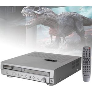 5.1 Surround-kanaals DVD-thuisbioscoop-systeem, met DVD/CD-ondersteuning, draadloos Bluetooth-versterker, dubbelgolfradio, optische coaxiale uitgang, hoofdtelefoonmonitoring.