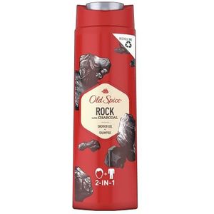 Old Spice Rock Douchegel & Shampoo voor Mannen, 400 ml
