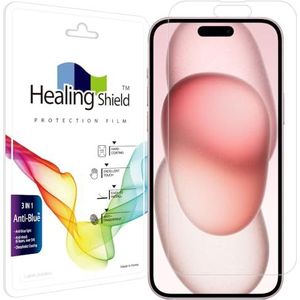 Healingshield Screen Protector Eye Protection Anti UV Blue Ray Film Compatible with Apple iPhone 15 Plus [Front 1pc]