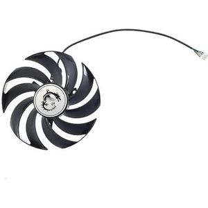 Grafische kaartkoeling PLD10010S12HH 95MM 4PIN RTX3060 Ti GPU-ventilator voor MSI voor Radeon RX 6700 XT voor Gaming X voor GeForce RTX 3060(Left Fan)
