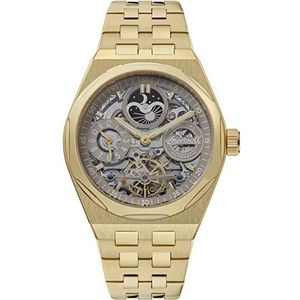 Ingersoll - The Broadway - Horloge - Lichtbruin - RVS Gouden Armband