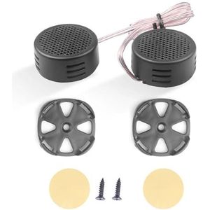 Tweeter auto Tweeters voor auto 2 stuks 500W autoluidsprekers, mini-auto-audio, superkrachtige tweeter, dome-luidspreker voor auto-mp3-spelers