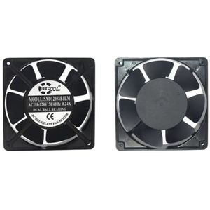 Ventilator 115VAC 120V 110V AXIAAL 1238 120mm X 38mm Snelheid DIY Ventilatieprojecten Chassis Behuizing Kasten Koeling