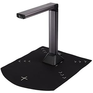 Compacte Desktopscanner, 5MP Documentcamera, Draagbare Boekscanner met LED-invullicht, 5 Niveaus Dimmen, Opvouwbare Lichtgewicht Scanner voor Foto's/ID-kaarten/Kantoormanuscripten