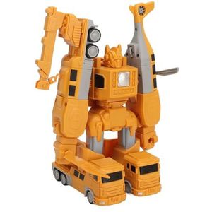 Robotconstructiespeelgoed, Bouwstenen voor Technische Voertuigen, 35 Stuks, Meerdere Varianten voor Thuis voor Kinderen