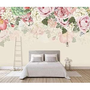 Woonkamer Slaapkamer Achtergrond Behang Bloemen Bloem Landschap Slaapkamer Sofa Tv Behang-430Cm×300Cm