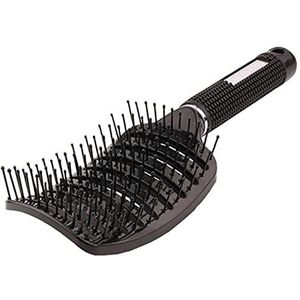 DieffematicSZ kam Hairdressing Hair Styling Comb Massage Comb (Color : Schwarz)