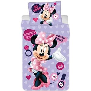 Disney Minnie Mouse dekbedovertrek Hi There! - 140 x 200 cm - Polyester