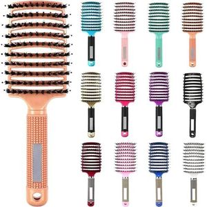 My Sensory Space Ontwarrende Haarborstel, Anti Tangle Haarborstel, Magische Borstel Ontklitter, Gebogen en Geventileerde Ontklitterborstel, Detangler Haren Nylon Haarborstel, Ontwarrende Borstel voor