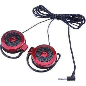 Clip- koptelefoon Bedraad,3,5 mm oorhaaktype stereo sportoordopjes | Hardlopen Oefening Workout Gym Oordopjes meeste mobiele telefoons MP4-apparaat Novent