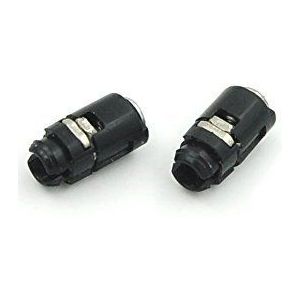 2 x Scharnieras Spindel voor Gameboy Advance SP GBA SP Console Systeem Vervanging Zwart