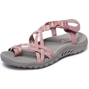 Skechers Reggae-Positive Space sportsandalen voor dames, Rosé, 35 EU