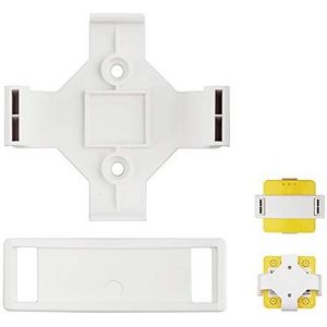 GL.iNet WiFi Router Holder Wall Mount with Screws, Compatible with GL-AR150, GL-AR150-Ext, GL-AR300M, GL-AR300M-Ext, GL-MT300N-V2 Mini Router, Networking Device Bracket, Easy to Install (White)