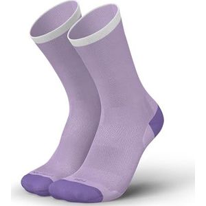 INCYLENCE Racefietssokken voor dames, ultradunne fietssokken met lichte compressie, ademend en gladde teennaad voor fietsen, 1 paar, paars, 39-42 EU