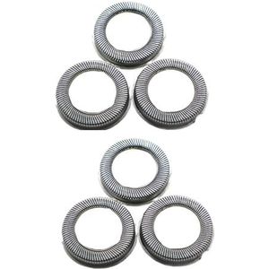 3 stks Vervanging Scheerapparaat Hoofd voor HQ56 HQ55 HQ4+ HQ3, voor HQ6843 HQ300 HQ64 HQ916, CloseCut Blades voor Glad Scheren (6 stuks)