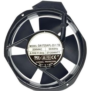 LMNCBVYA High-Performance Cooling Fan OA172SAPL-22-1TB - 230VAC Inverter Fan, 28W, 172x150x38mm
