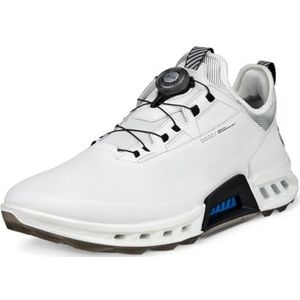 ECCO Heren C4 Boa Golfschoen, Wit Zwart, 42 EU