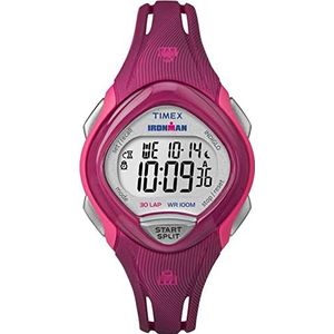 Timex Women's Ironman Sleek TW5M09000 Pink Plastic Quartz Sport Watch