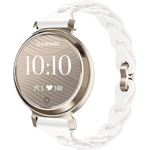 GIOPUEY Band compatibel met Garmin Lily 2, zachte siliconen horlogeband, vervanging van het bandje [slijtvast] [ademend], for Garmin Lily 2