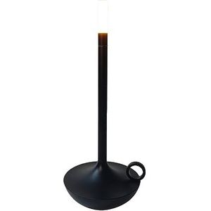 Evvmnaks Oplaadbare led-tafellamp, 1800 mAh, geschikt voor decoratie van slaapkamer, restaurant, zwart licht