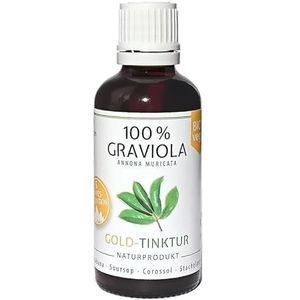 100% BIO GRAVIOLA GOLD TINCTUUR, 50 ml, 5 jaar extractie, hoge dosering. Rechtstreeks van de fabrikant Graviola.de