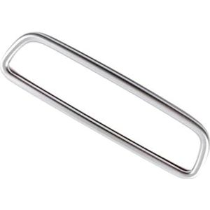 Binnenspiegel Auto Binnenspiegel Frame Ring Cover Trim Mat Zilver Versier Sticker Voor Mercedes Voor Benz C GLC GLE GLS Klasse W205 X253 W166