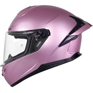 RYDZCLH Integraalmotorhelm Motocross-valhelm DOT/ECE goedgekeurde motorbromfietshelm met zonneklep voor mannen en vrouwen,A,3XL