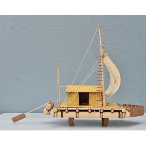 For:Modelschip Voor: Kon-Tiki Raft Schaal 1:18 15.8 ""402mm Houten Model Scheepsbouwpakket Beste Cadeaus Voor Vrienden En Familie