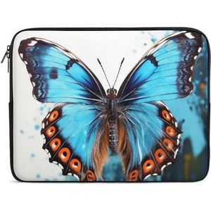 Laptophoes 17 inch vlinder slanke laptophoes waterdichte aktetas schokbestendige beschermende notebooktas