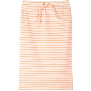 Kinderrokje recht met strepen 104 fluorescerend oranje, kinderrokje, kinderkled, meisjeskleding, kinderkleding, rok meisje, rokje meisje, meisjes rok