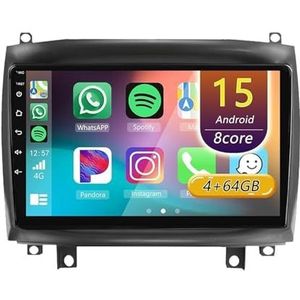 Android 15 Radio,voor Cadillac CTS 2003-2007, 9 Inch Touchscreen 2 Din Autoradio Met Wireless CarPlay Android Auto Bluetooth WIFI GPS-navigatie Swc(A 4core (2G+32G))