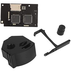 Simulatiebordset voor Optische Schijf, Volledig Metalen Kaarthouder V5.15b Gameconsole-accessoires met Externe Kaartmontageset voor VA1 Host (BLACK)