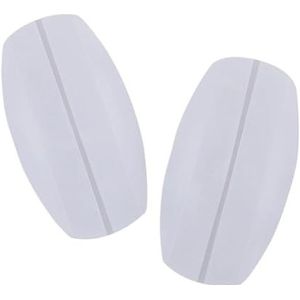 Afneembare schoudervullingen van schuimrubber, 2 schoudervullingen, bh-bandjes, antislipkussentjes, doe-het-zelfkleding, stoffen naaien, handwerkaccessoires(White)