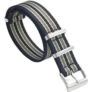 Snel los te maken horlogeband Horlogeband, 18/20/22mm Heren Nylon Canvas Nato Militaire Horlogeband Vervangende Horlogeband Accessoires for Mechanische Horloges(Type 1-18mm)