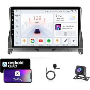 Android 13 Dubbel Din Auto Stereo Touchscreen Auto Stereo Voor Benz C Class 3 W204 2006-2011 Met Bluetooth GPS Navigatie WiFi FM Radio USB/SWC/Plug en Play Ondersteuning Carplay&Android Auto(4 Core Wi