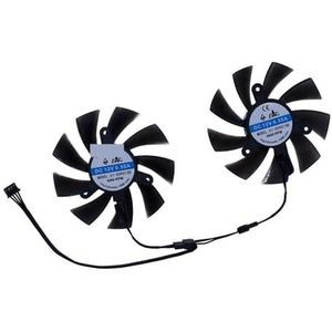 2 stks/set, XY-D09015B PLA09215B12H Videokaart Fan, VGA Koeler Voor JIESHUO RTX 3060 12G Voor 3070 8g RX 580 8G(XY-D0915B)