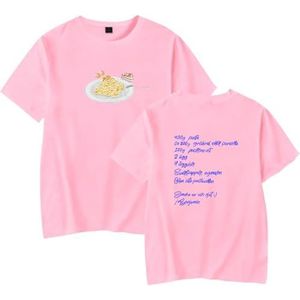 Benjamin Ingrosso Tee Mannen Vrouwen Mode T-shirt Unisex Cool Korte Mouw Shirts Casual Streetwear, roze, XL