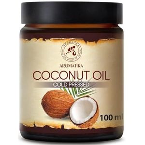 Koudgeperste Kokosolie 100g - 100% Puur Natuurlijke Lichaamsboter - Rijk aan Mineralen & Vitamines voor Intensieve Huidverzorging - Massage - Wellness - Cosmetica - Ontspanning - Anti-Rimpels - Anti-Aging - Hydrateert - Vochtinbrengend