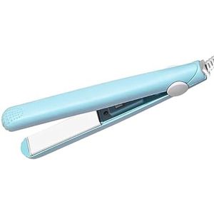 GERUI 2-in-1 mini-stijltang, krultang, rechte boardkrultang, richtmachine, keramische verwarmingsplaat, draagbare keramische platte krultang, haarkrulspelden voor vrouwen, kort haar, pony, baard