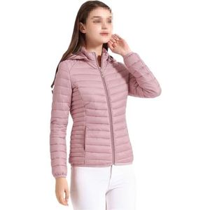 Niiyyjj Winter Parka Ultralight Gewatteerde Puffer Jacket Voor Vrouwen Jas Met Capuchon Warm Lichtgewicht Uitloper, pnnrk, S