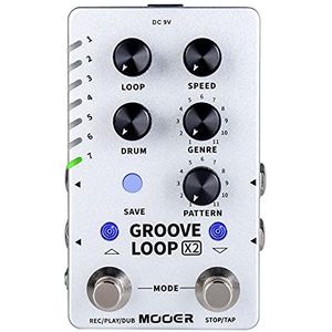 MOOER Groove Loop X2 Looper y Drum Machine