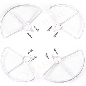Drone Accessories For Hot Hubsan H501S X4 for RC Quadcopter Onderdelen Verbeterde Propeller Protector Beschermhoes (Color : White)