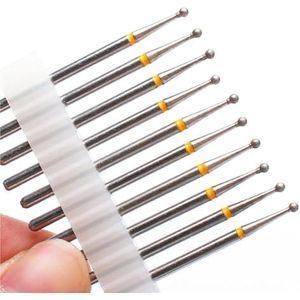 Mozulon 10-delige diamantfrees for nagelboor for elektrische manicuremachine, nagelriemreinigingsvijlen, apparatuur en accessoires(10PC-NO54)