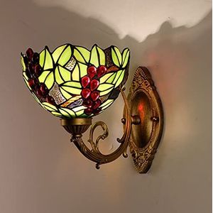 Tiffany Wandlamp, Glas-In-Lood Lampenkap, Trapverlichting, Gang, Balkon, Trap Wandlamp Verlichting
