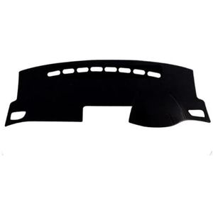 Auto Dashboard-afdekmat Voor Skoda Voor Fabia 2015-2020 Anti-UV Dashboardhoes Mat Pad Instrument Dashboard Zonnescherm Tapijt Kussen Dashboard Light Proof Pad(Black(Black Edge) RHD)