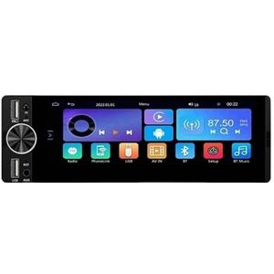 Autoradio 1Din Universeel 6,36 inch Auto Multimedia Videospeler IPS HD Scherm USB/Type-C Oplaadondersteuning BT FM USB AUX Cam