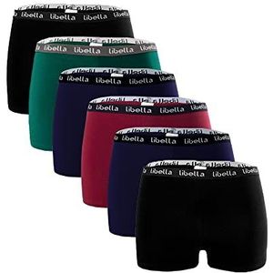 Libella? 6-pack, slipje Boxershorts Shorts Hipstersonderbroek voor dames Ondergoedset Katoen 3407 Veelkleurig-Set-2 M
